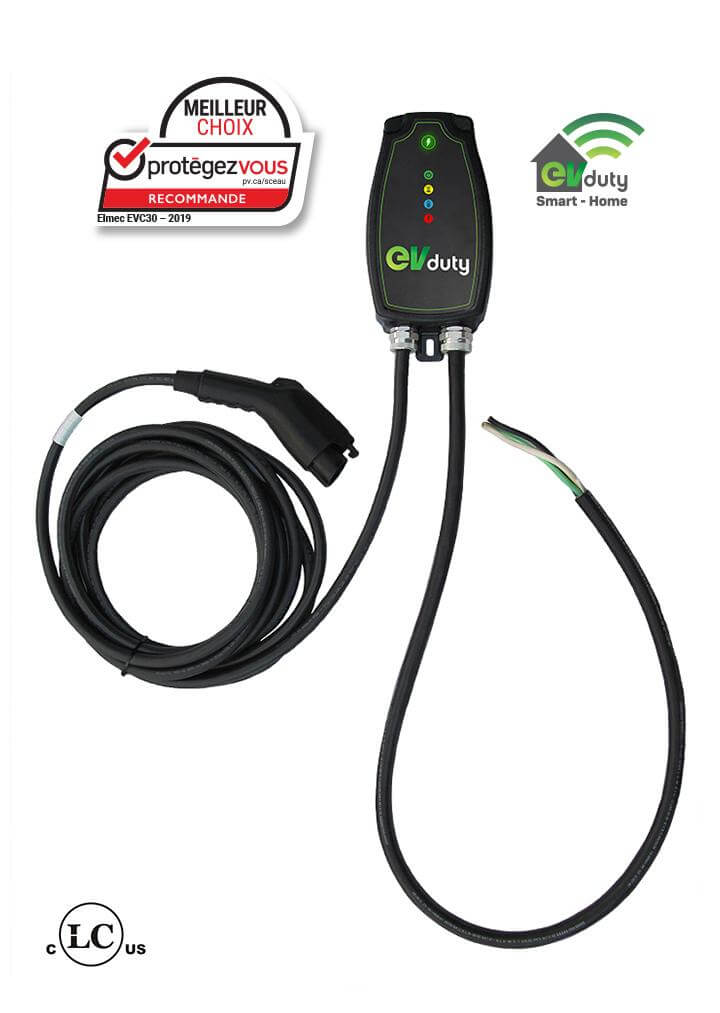 Borne de recharge EVduty-40 Smart-Home sans prise
